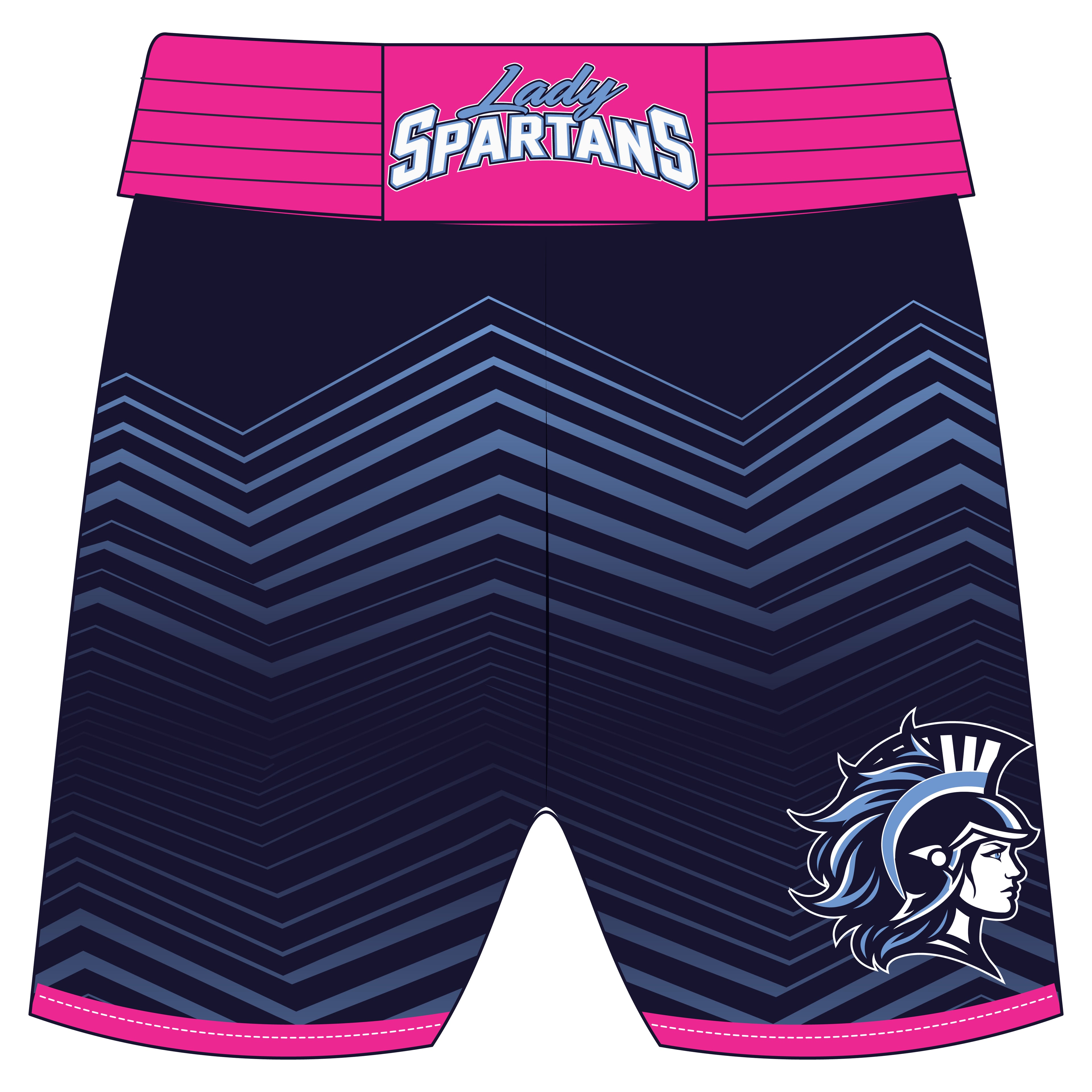 Front of the Warm-Up Shorts